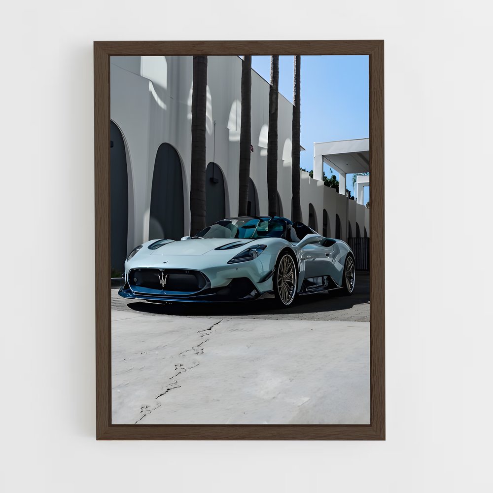 Poster Cielo Bleu – affiche Maserati (vue 5)